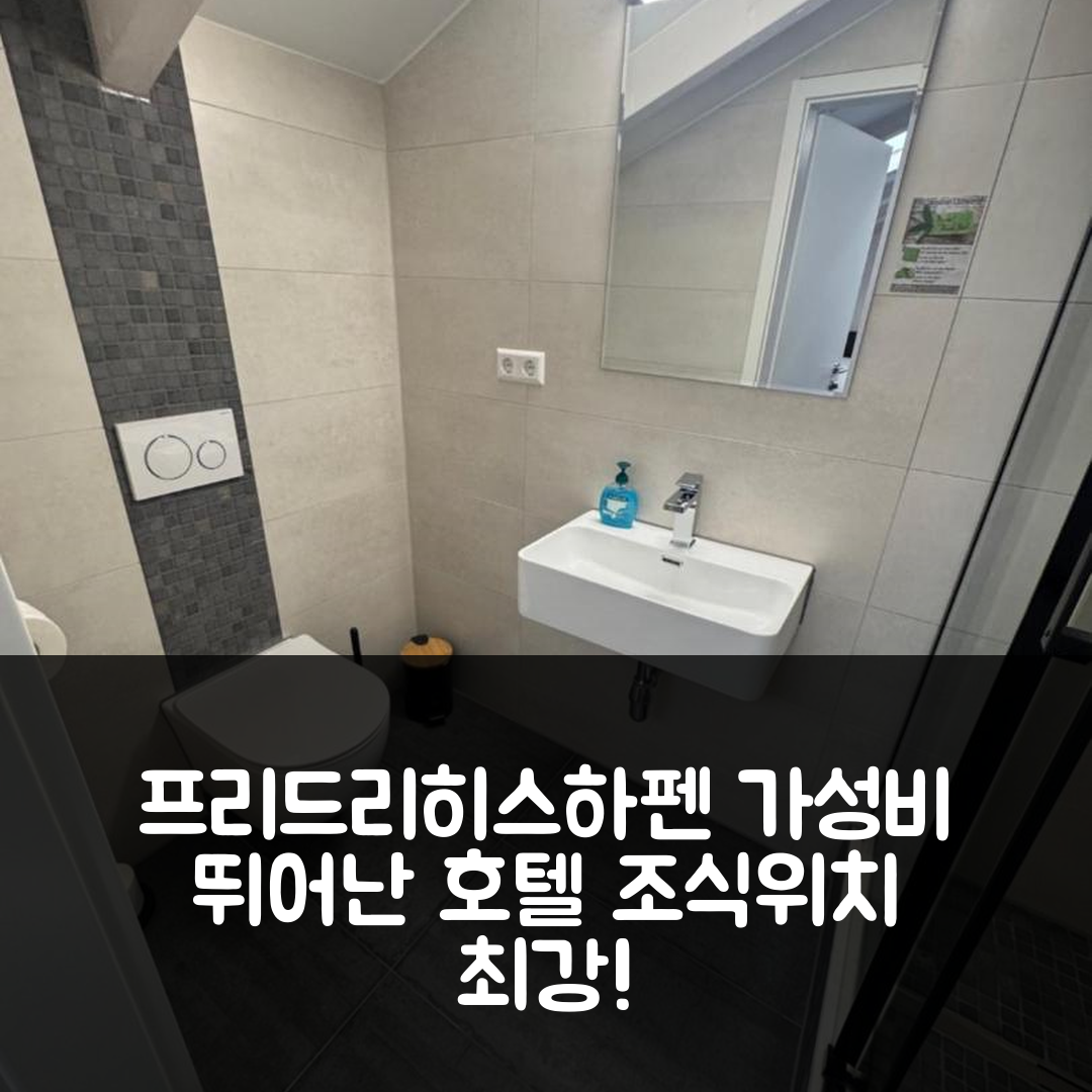 프리드리히스하펜 숙소 여행 호텔 카피톨 젠트룸 | 조식과 위치가 뛰어난 가성비 8가지 장점