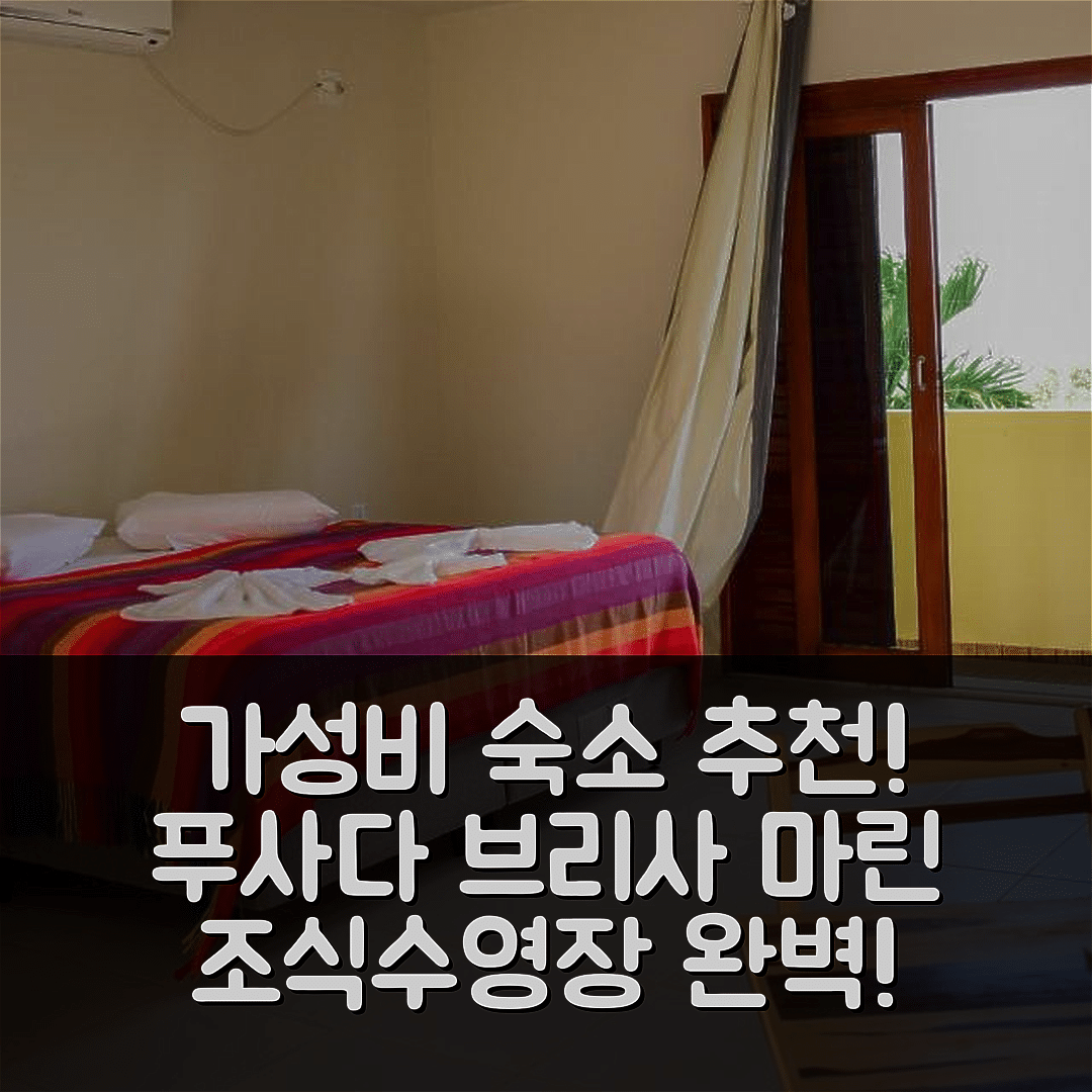 콘드 숙소 여행 호텔 추천 푸사다 브리사 마린 | 가성비 좋은 3성급 조식 수영장 예약 팁 6가지