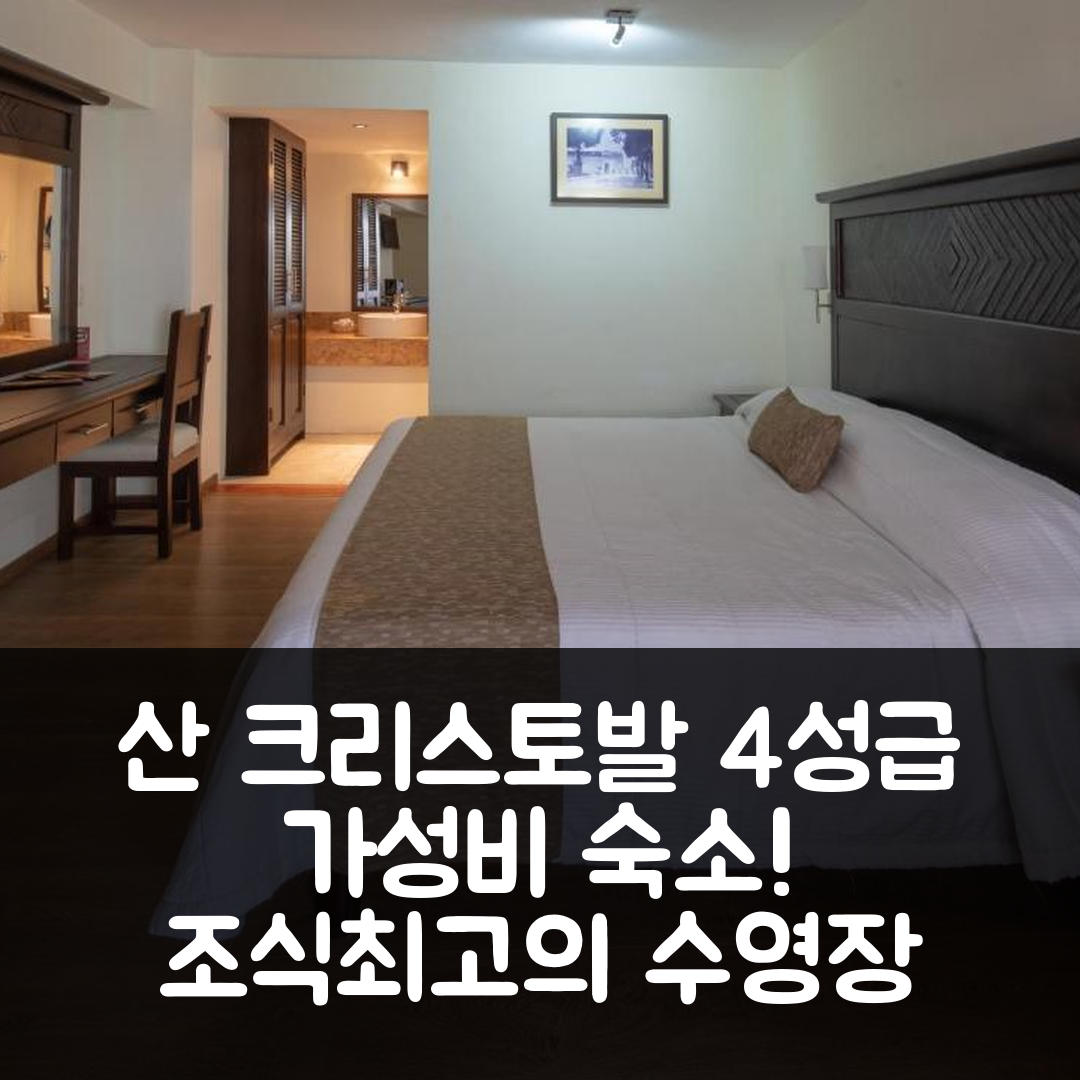 산 크리스토발 데 라스 카사스 숙소 여행 호텔 추천 플라자 마그놀리아 | 4성급 가성비와 조식, 최고의 수영장과 위치 정보 5가지