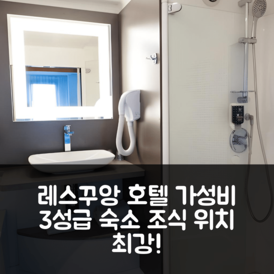 레스꾸앙 숙소 여행 호텔 추천 이비스 스타일 릴 공항 호텔 | 가성비 좋은 3성급 조식과 위치 정보 5가지