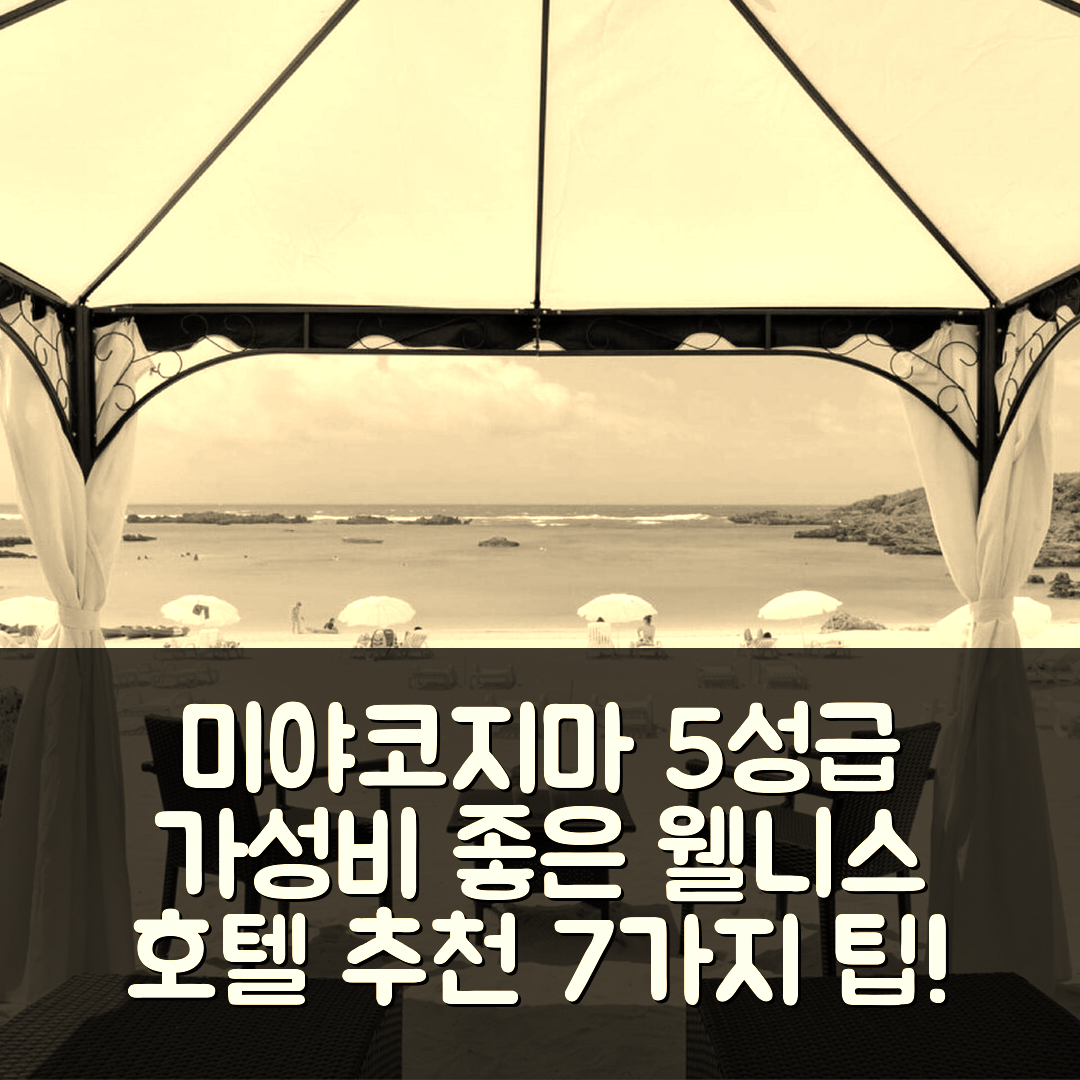 미야코지마 숙소 여행 호텔 추천 웰니스 빌라 브리사 | 조식과 수영장이 있는 5성급 가성비 좋은 숙소 7가지 팁