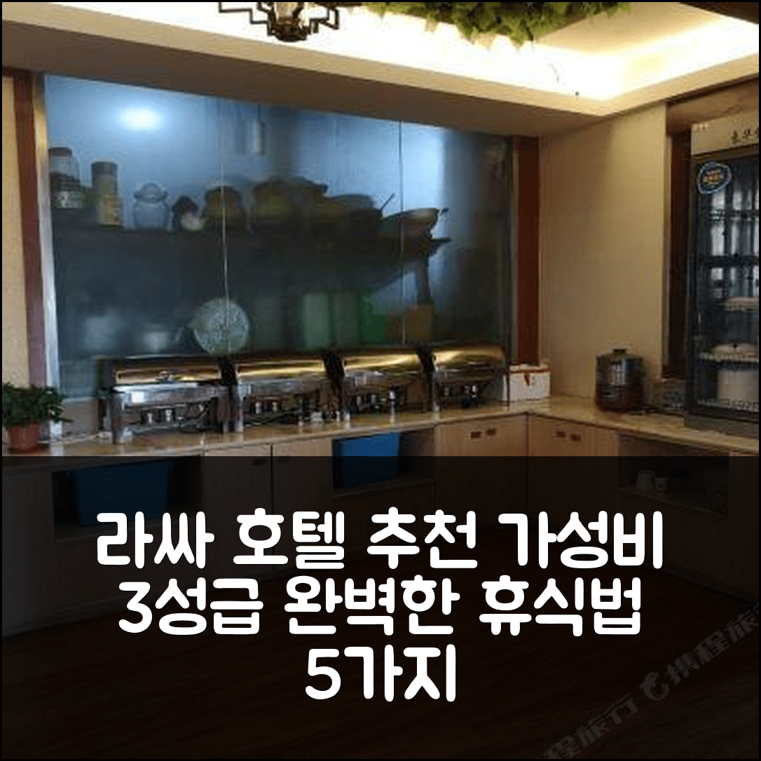 라싸 숙소 여행 호텔 추천 땡큐호텔 | 가성비 뛰어난 3성급 조식과 수영장 완벽한 휴식 5가지 방법