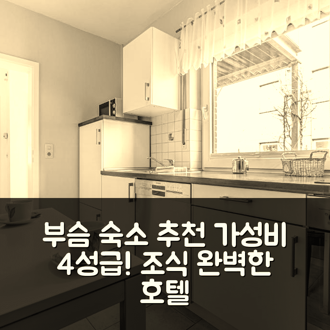 부슴 숙소 여행 호텔 추천 노르딕 후스 부숨 | 가성비와 조식이 뛰어난 4성급 호텔의 5가지 매력