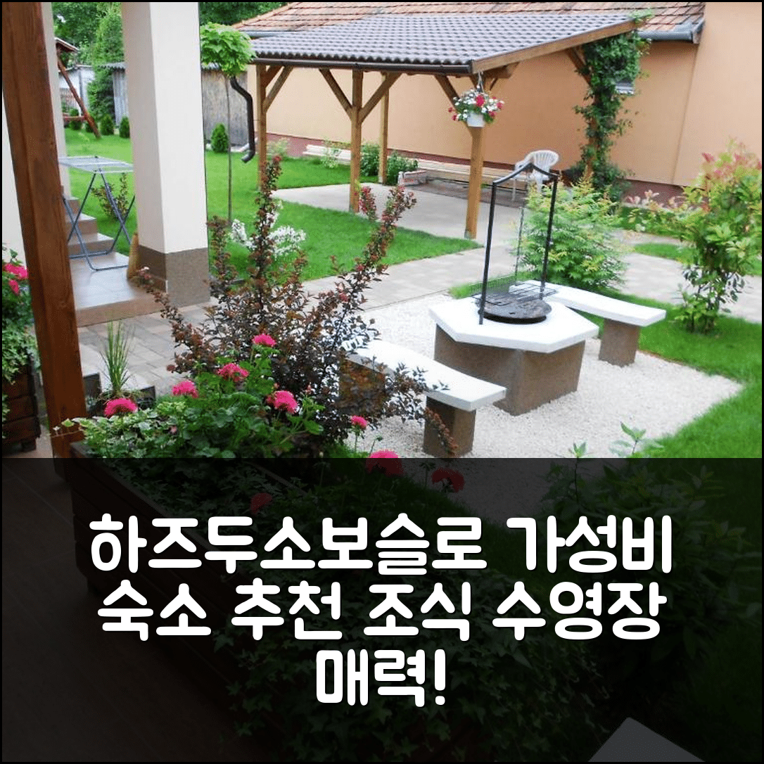 하즈두소보슬로 숙소 여행 호텔 추천 쿠루츠 반데그하즈 | 가성비 뛰어난 조식과 수영장 있는 5가지 매력 포인트